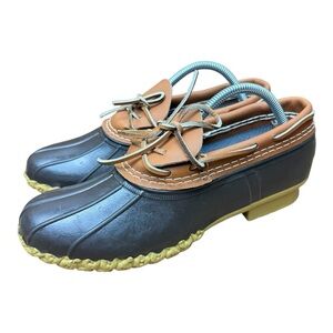 L.L. Bean Gray and Brown Winter Boots